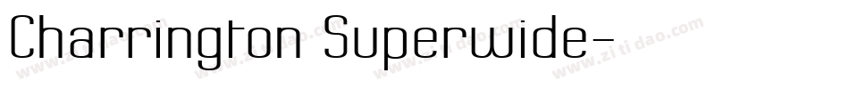 Charrington Superwide字体转换